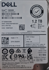 Dell 1.2TB 10K SAS 12Gb/s 512N 2.5" Server Hard Drive HDD + Caddy - G2G54