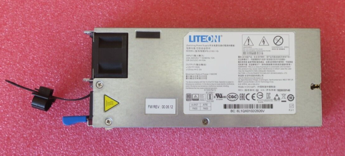 QCT QuantaPlex T41S T42S 1600W Power Supply Unit PSU 80Plus Platinum PS-2162-1Q