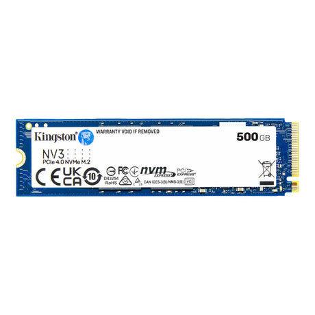 NEW Kingston 500GB NVMe PCIe 4.0 M.2 2280 Solid State Drive SSD SNV3S-500G