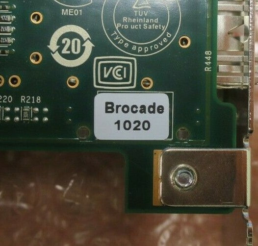 Brocade 1020 10GB 2-Port PCI-E X8 Converged Network Adapter Card 80-1003249-07