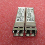 2 x HPE ProCurve JD092B 10Gbps 1000Base-SR Multi-Mode 300m 850nm SFP+Transceiver