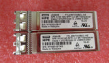 2 x HPE ProCurve JD092B 10Gbps 1000Base-SR Multi-Mode 300m 850nm SFP+Transceiver