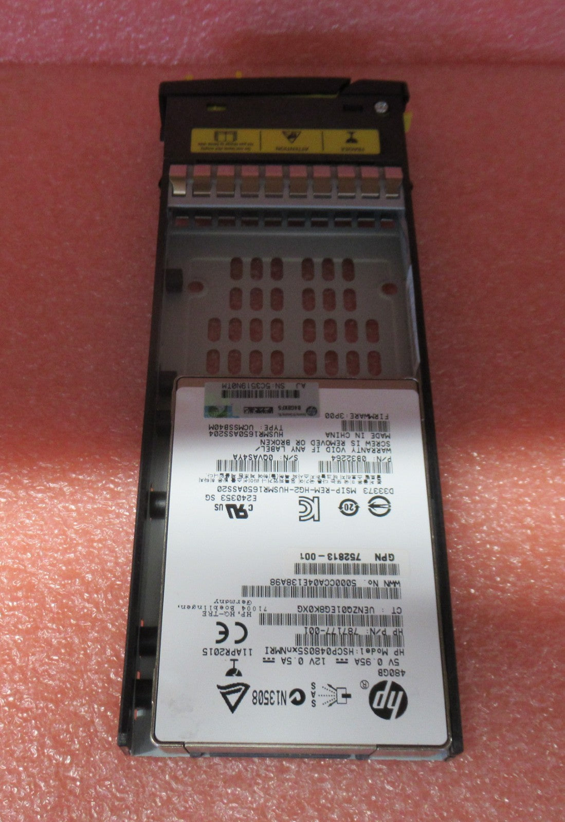 HPE 787177-001 E7W54A 480GB SAS 6Gb/s 3PAR Hot-Swap 2.5" Internal SDD