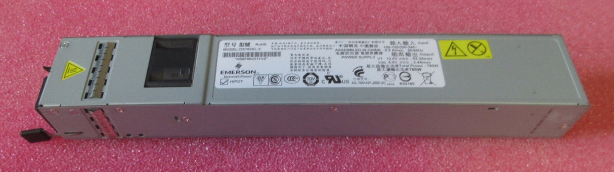 Emerson DS760SL-3 S 760W Hot Swap AC Power Supply PSU For Arista 7100 Switch