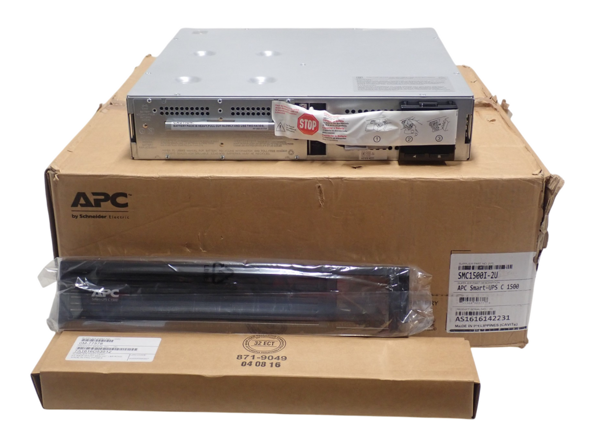 New APC SMC1500I-2U Smart-UPS C 1500VA LCD AVR 230V 4x IEC C13 RackMount 2U UPS