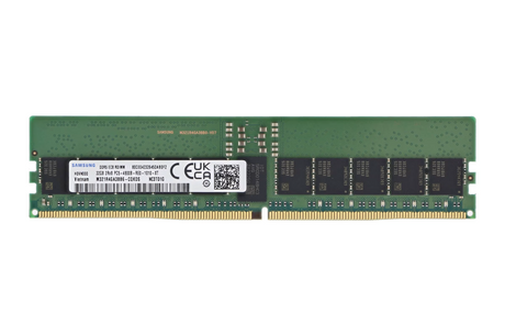 Samsung 32GB 2Rx8 PC4-4800B DDR4-38400 ECC RDIMM Memory M321R4GA3BB6-CQK