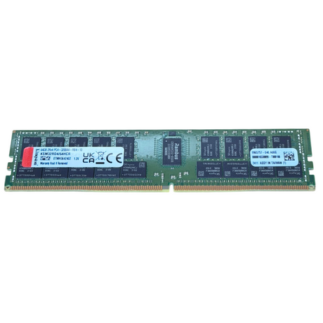 Kingston 64GB 2Rx4 PC4-3200AA DDR4-25600 ECC RDIMM Server Memory KSM32RD4/64HCR
