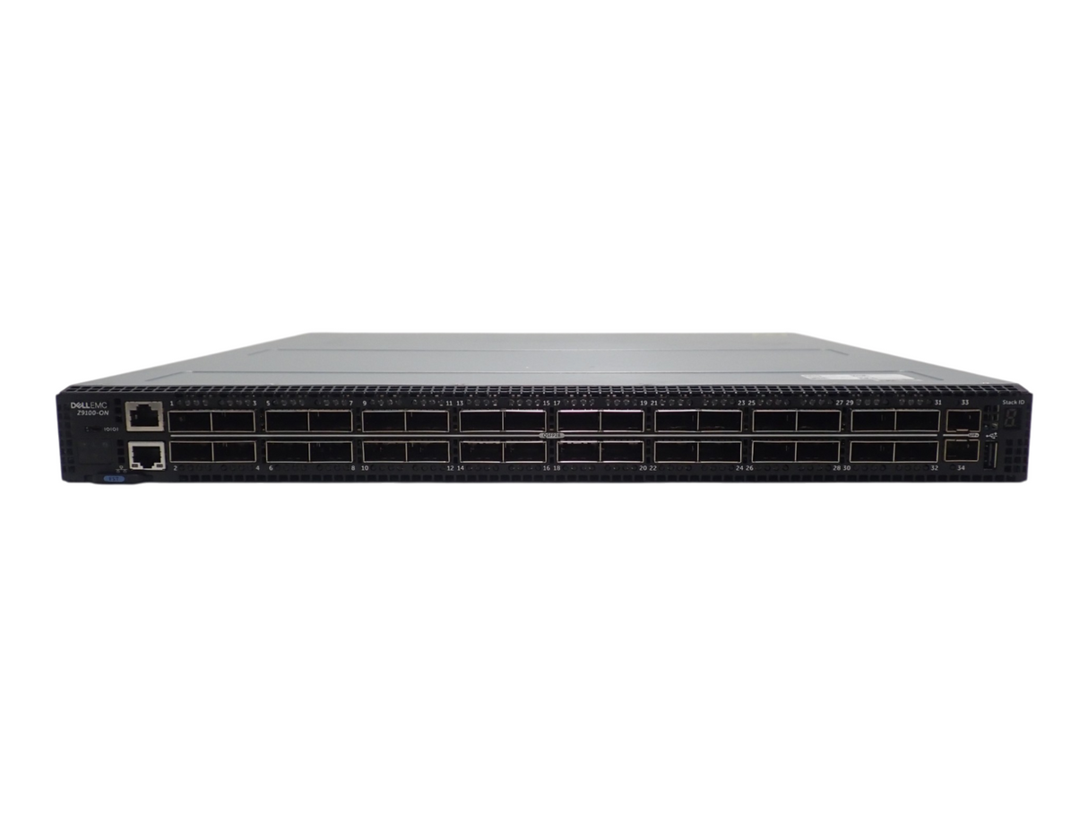 Dell PowerSwitch Z9100-ON RA 32x 100G QSFP28 + 2x 10G SFP+ Port 2U Switch OS10