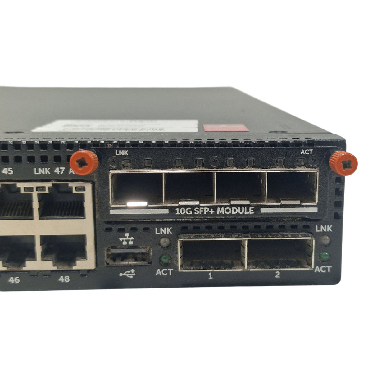 Dell PowerSwitch N4064 48x 10G RJ45 +2x 40G QSFP+ Switch OS6 + SFP+ Module PHP6J