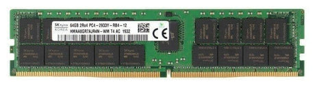 SK Hynix 64GB 2Rx4 PC4-2933Y DDR4-23400 ECC RDIMM Memory HMAA8GR7AJR4N-WM