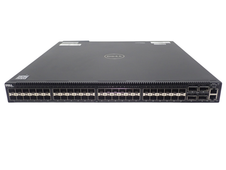 Dell Force10 S4810 S4810-01-64F 48x 10GE SFP+ + 4x 40GE QSFP+ B2F Airflow Switch