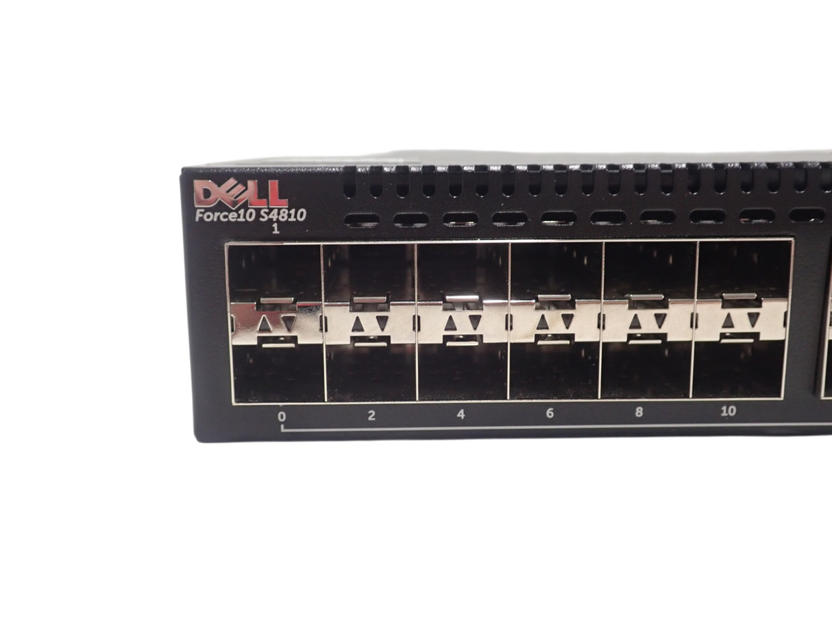 Dell Force10 S4810 S4810-01-64F 48x 10GE SFP+ + 4x 40GE QSFP+ B2F Airflow Switch