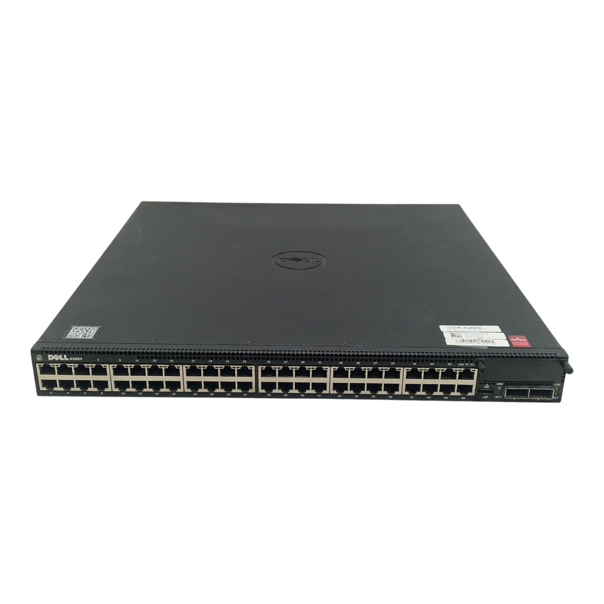 Dell PowerSwitch N4064 48x 10G RJ45 +2x 40G QSFP+ Managed Layer 3 Switch OS6
