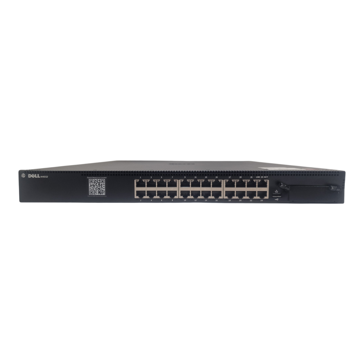 DELL N4032 Network Switch 24x 10GbE RJ45 Port 2x PSU OS6 Damaged Expansion Slot