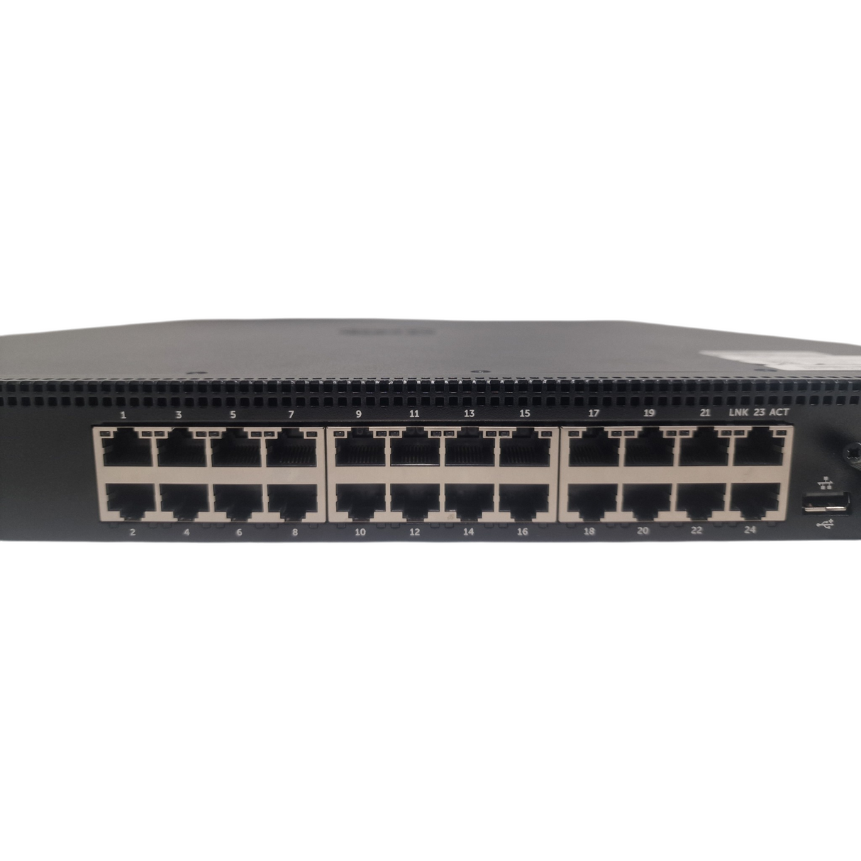 DELL N4032 Network Switch 24x 10GbE RJ45 Port 2x PSU OS6 Damaged Expansion Slot