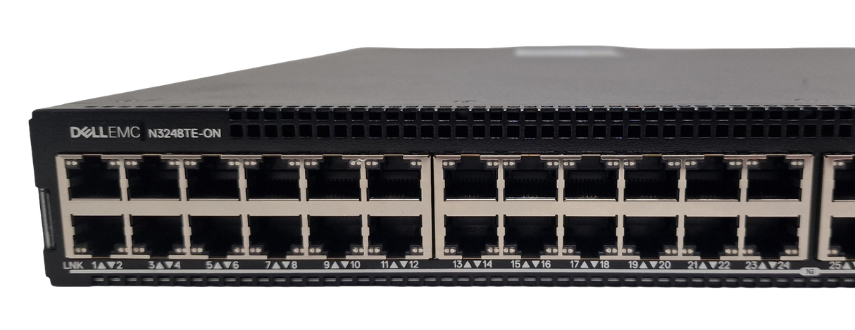 Dell PowerSwitch N3248TE-ON 48x 1G RJ45 4x 10G SFP+ 2x 100G QSFP28 RA Switch OS6