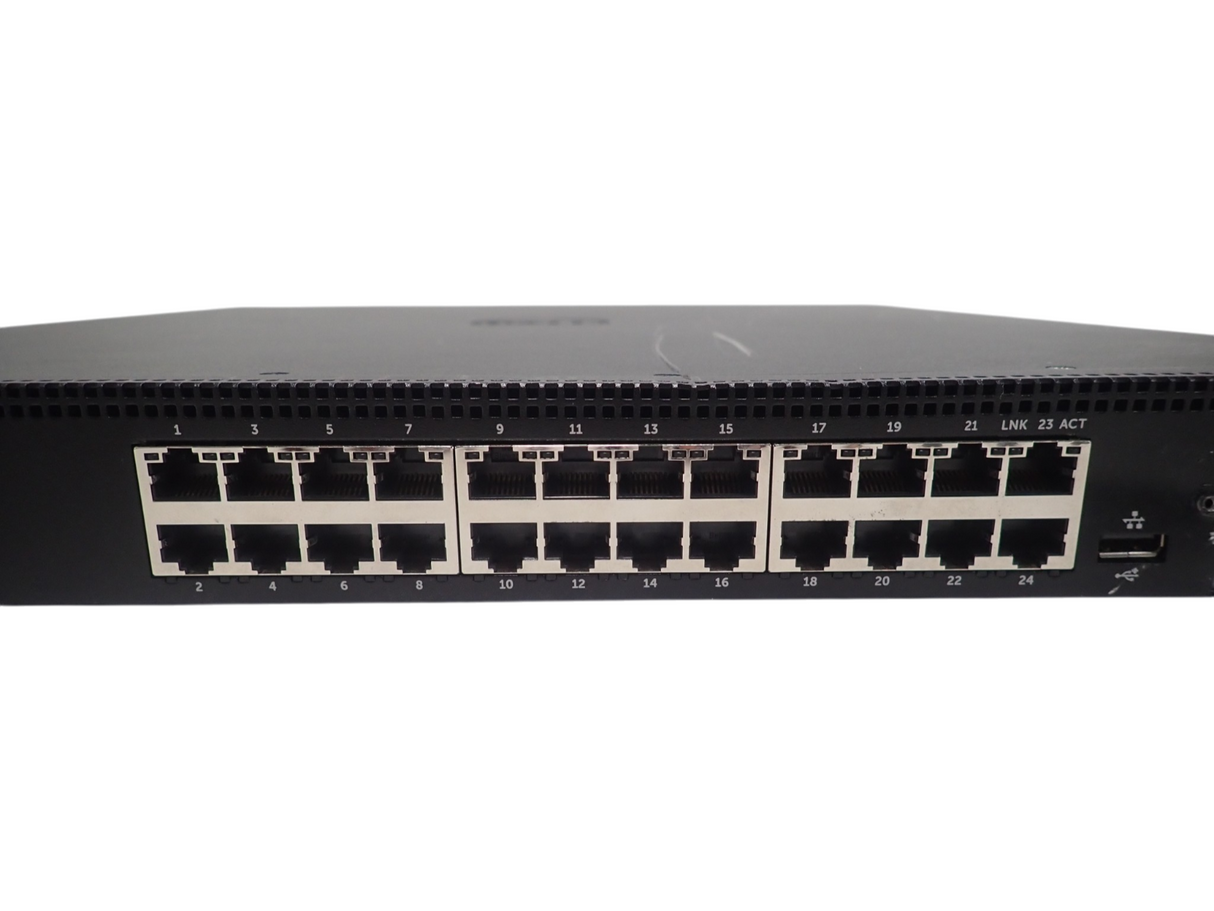 DELL PowerConnect 8132 24-Port 10G RJ45 2xPSU OS6 Switch Damaged Expansion Slot