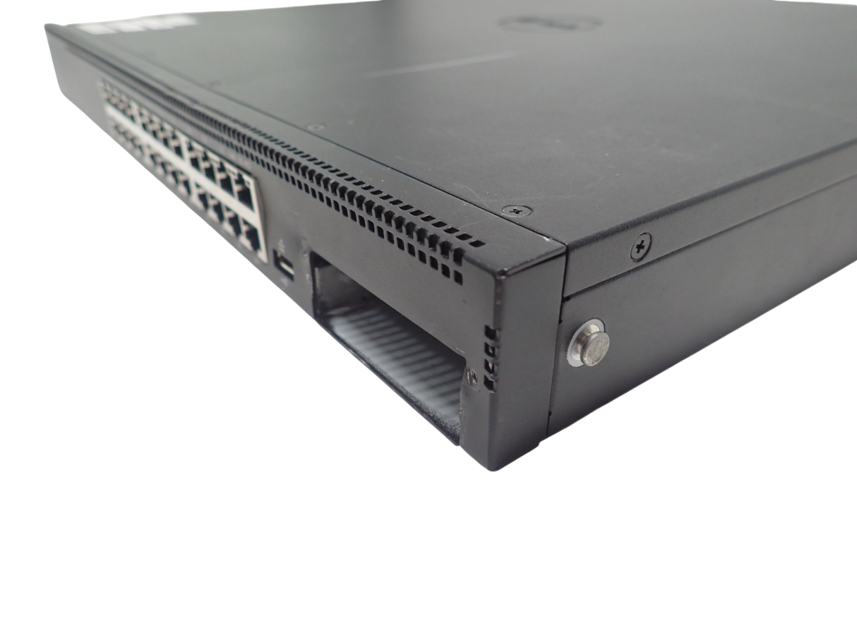 DELL PowerConnect 8132 24-Port 10G RJ45 2xPSU OS6 Switch Damaged Expansion Slot