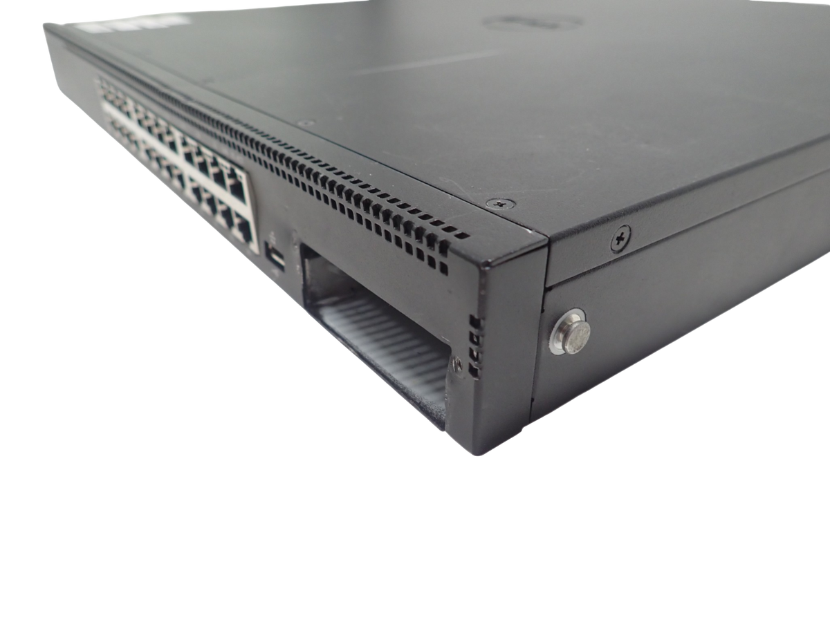 DELL PowerConnect 8132 24-Port 10G RJ45 2xPSU OS6 Switch Damaged Expansion Slot