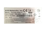 A10 Networks Thunder 5430-11 16x 1/10G SFP+ & 4x 40G QSFP+ ADC Load Balancer