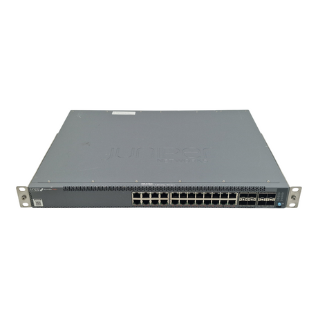 Juniper EX4100-24P 24x 1GE PoE+ / 4x 25GE / 4x 10GE SFP+ 1U Ethernet Switch