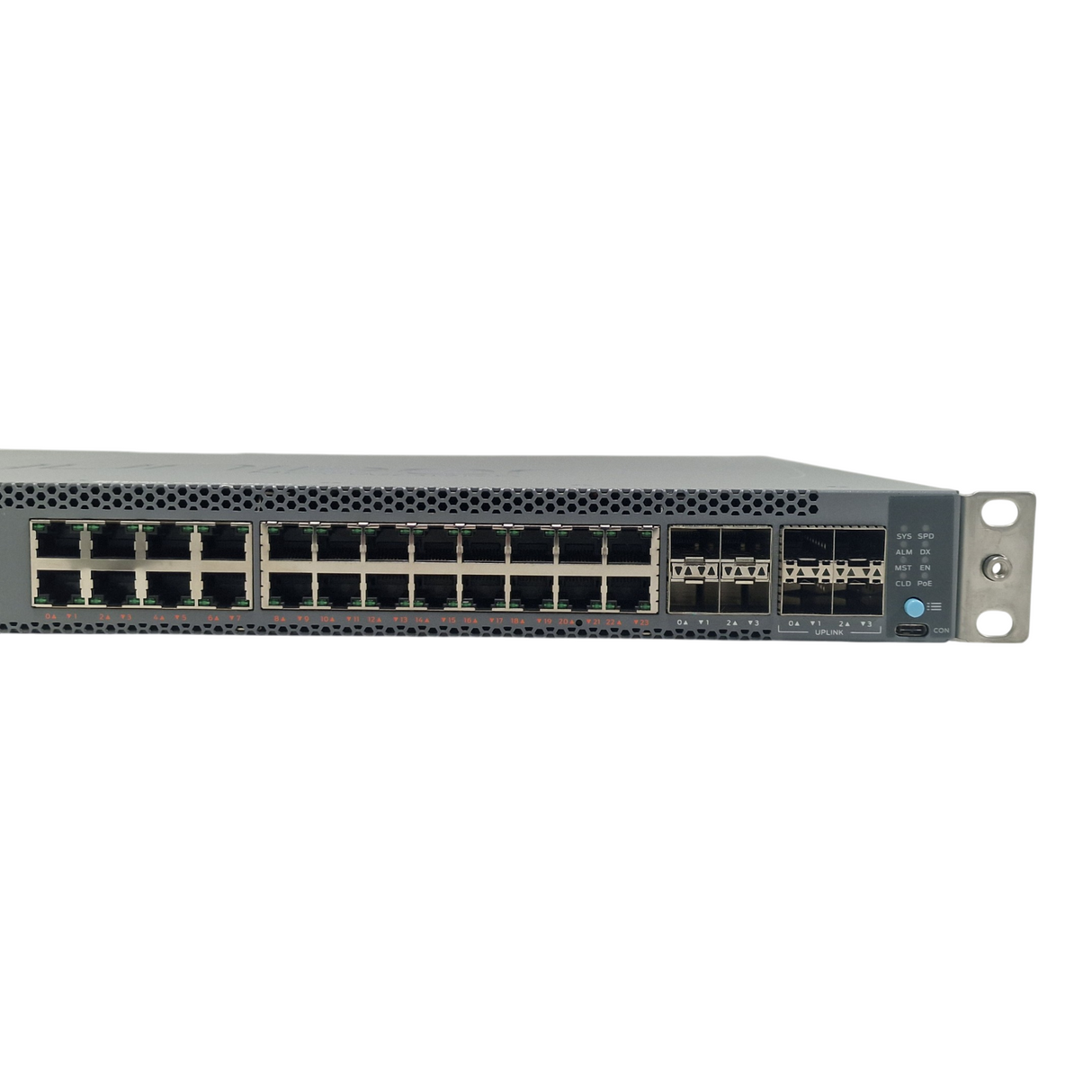 Juniper EX4100-24P 24x 1GE PoE+ / 4x 25GE / 4x 10GE SFP+ 1U Ethernet Switch
