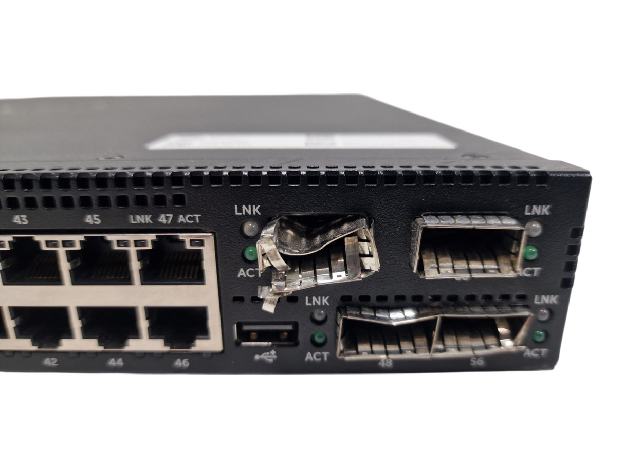 Dell Force10 S4820T 48x 1/10GE RJ45 +4x 40G QSFP+ Port Switch S4820T-01-64F OS9