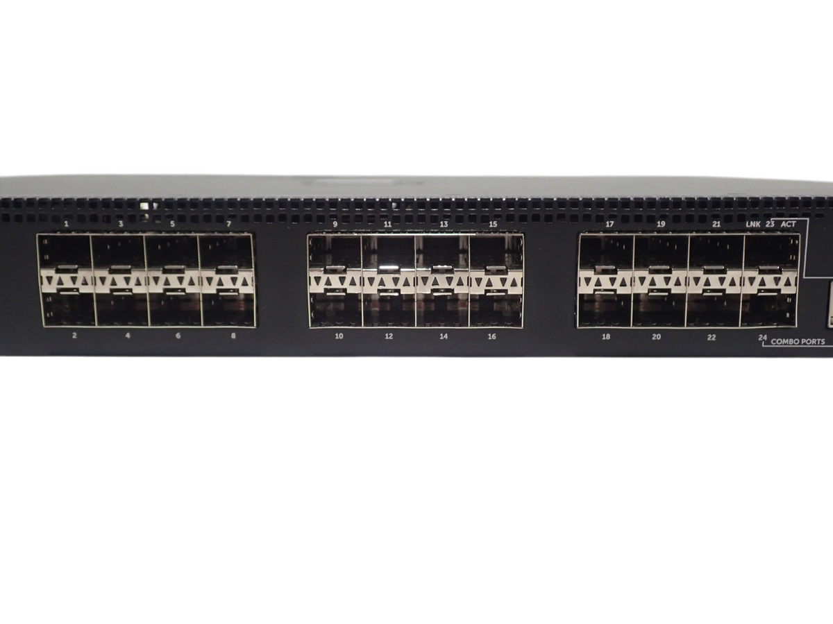Dell PowerSwitch S3124F-ON NA 22x 1G SFP 2x 10G SFP/RJ-45 Combo ports 1U Switch