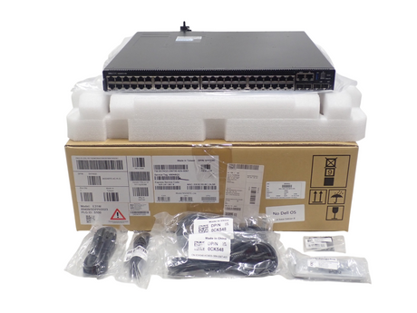 NEW Dell EMC PowerSwitch N3248TE-ON 48x 1G RJ45 4x SFP+ 2x QSFP28 RA Switch OS6