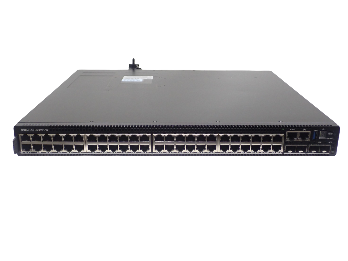 NEW Dell EMC PowerSwitch N3248TE-ON 48x 1G RJ45 4x SFP+ 2x QSFP28 RA Switch OS6