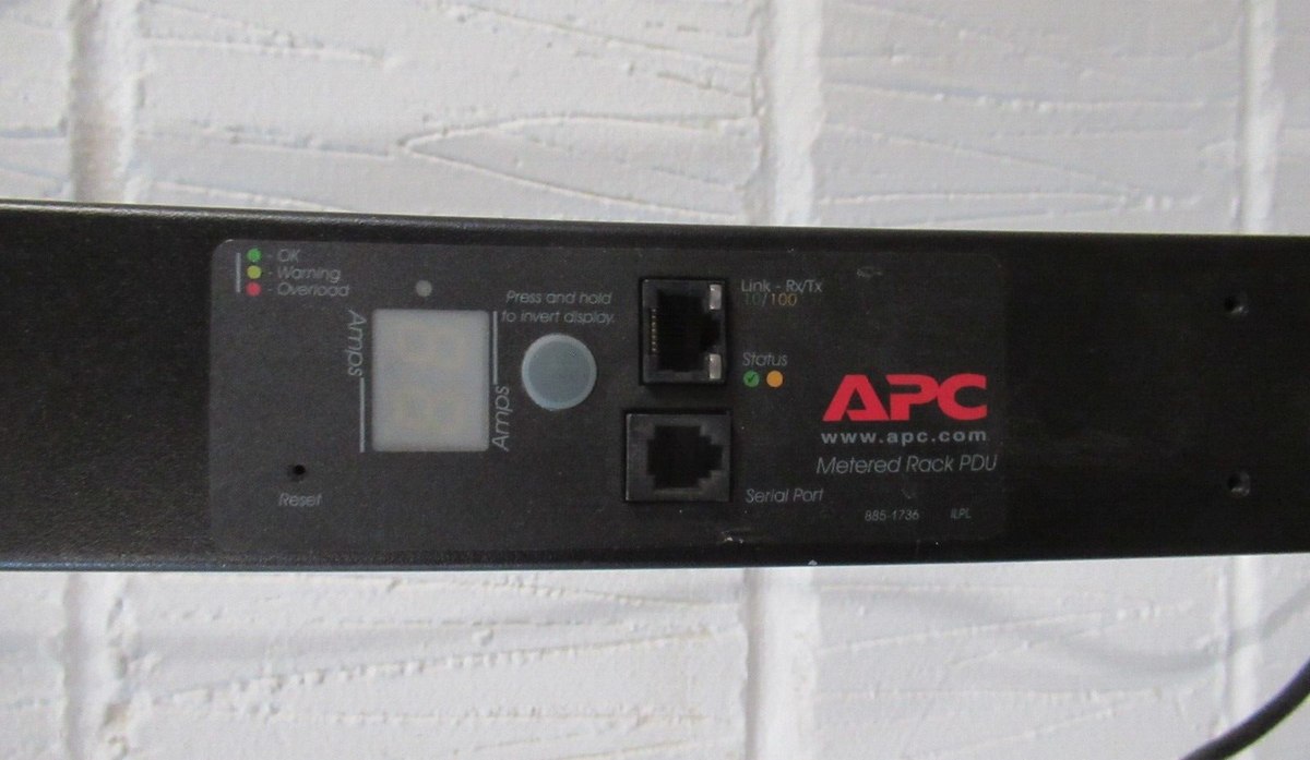 APC AP7852 20xC13 4xC19 ZeroU Switched Rack PDU Power Distribution Unit 230V 16A