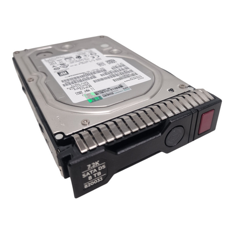 NEW HPE 8TB 7.2K SATA 6G 3.5" HDD 820033-001 819203-B21 in G8-G10 Caddy
