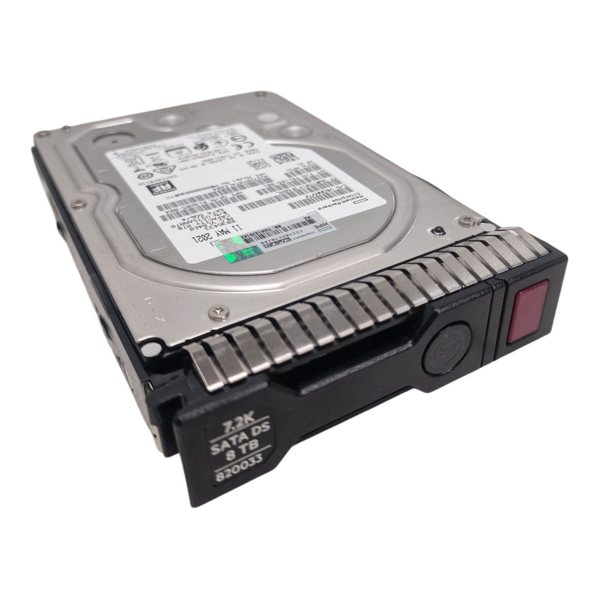 NEW HPE 8TB 7.2K SATA 6G 3.5" HDD 820033-001 819203-B21 in G8-G10 Caddy