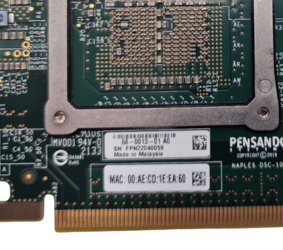 New Pensando DSC-100 Dual-Port 100GbE QSFP28 DSP SmartNIC PCIe Network Adapter