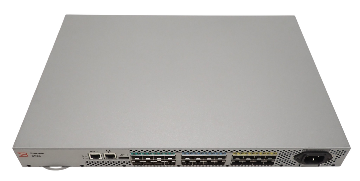 Brocade G610 24x 32Gb SFP+ Port 8-Active Fibre Channel Switch HD-G610-8-16G-0