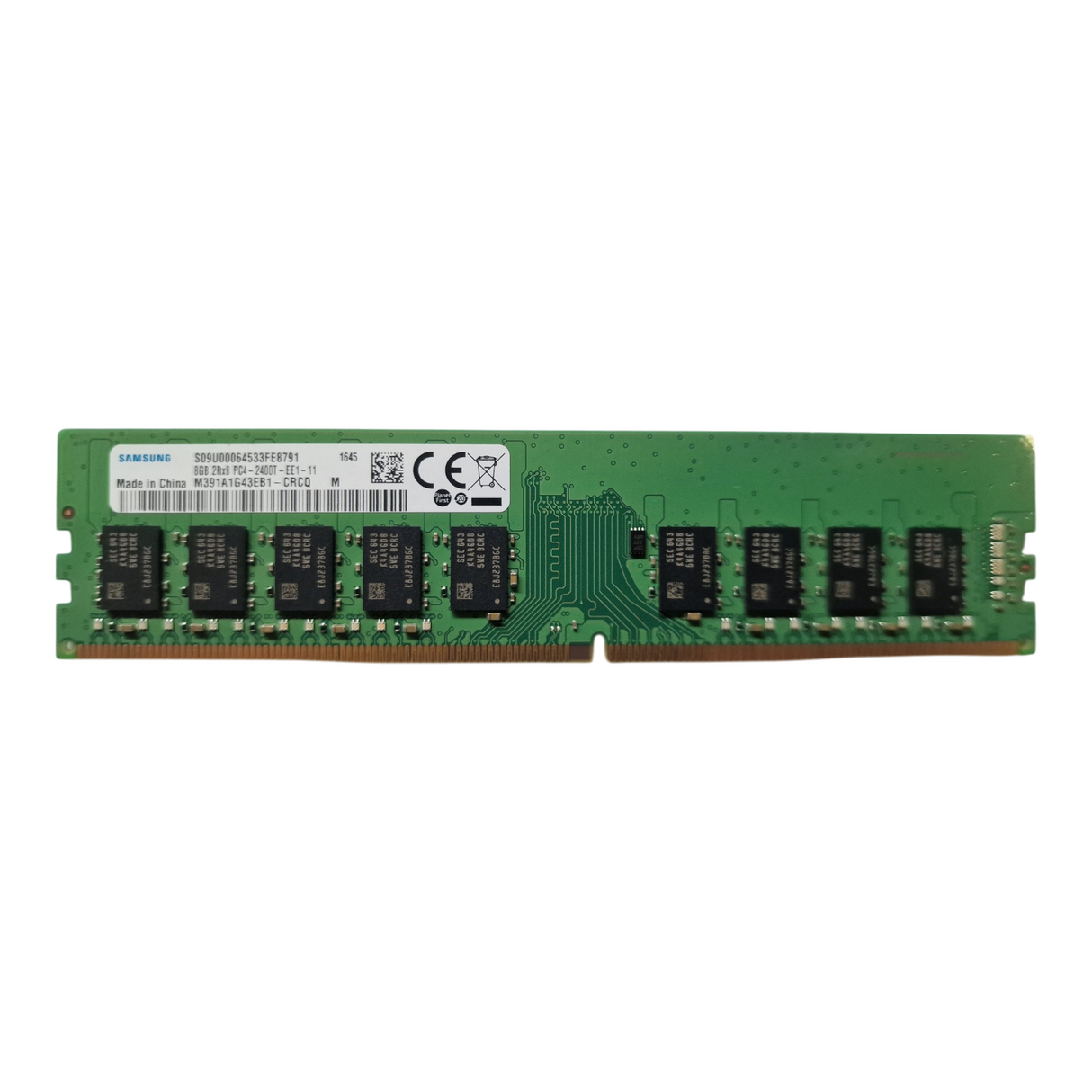 Samsung 8GB 2Rx8 PC4-2400T DDR4 ECC UDIMM Memory RAM M391A1G43EB1-CRCQ