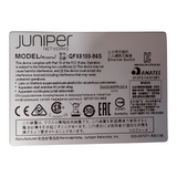 Juniper QFX5100-96S-8Q 96x 1/10Gb SFP+ + 8x 40GbE QSFP Port B2F L3 Switch 2x PSU