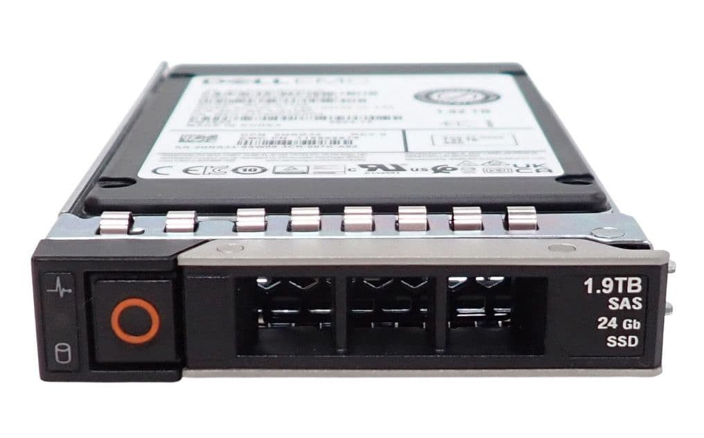 Dell 1.92TB SAS 24G SFF 2.5" RI SSD MZ-ILG1T90 NRR34 +14/15/16/17th Gen Caddy