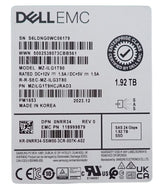 Dell 1.92TB SAS 24G SFF 2.5" RI SSD MZ-ILG1T90 NRR34 +14/15/16/17th Gen Caddy
