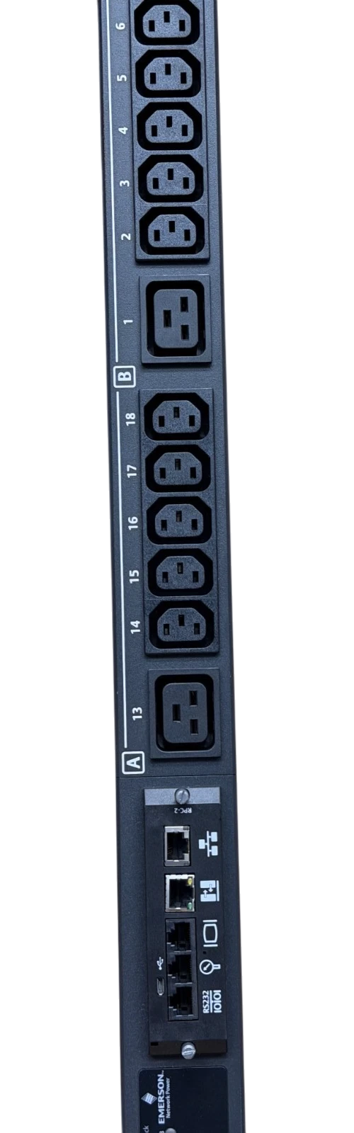 Emerson MPH2 0U Branch Metered Rack PDU 230V 32A 18 x C13 6 x C19 MPHB1243