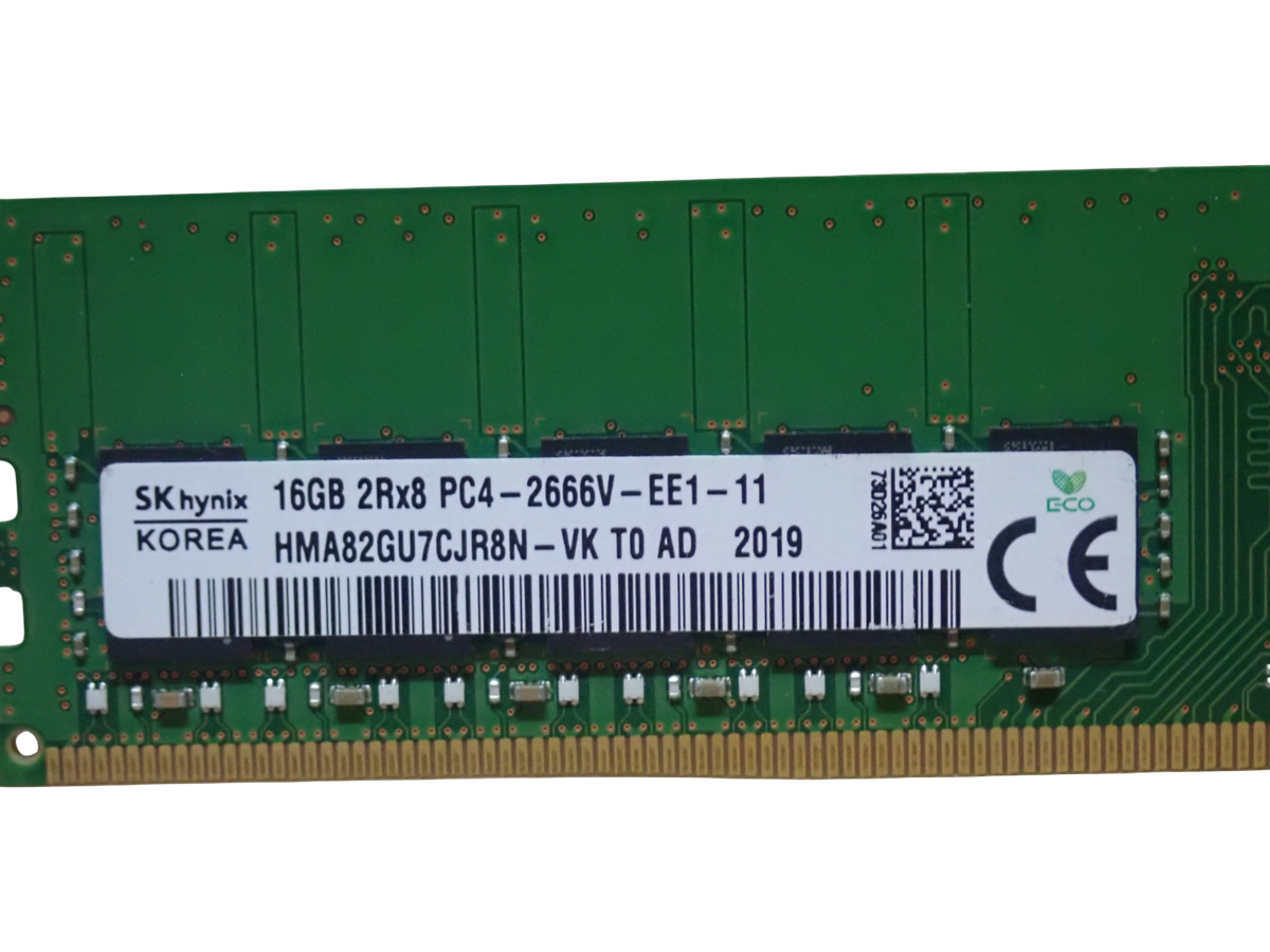 HPE 16GB 2Rx8 PC4-2666V DDR4-21300 ECC UDIMM Server Memory 879507-B21