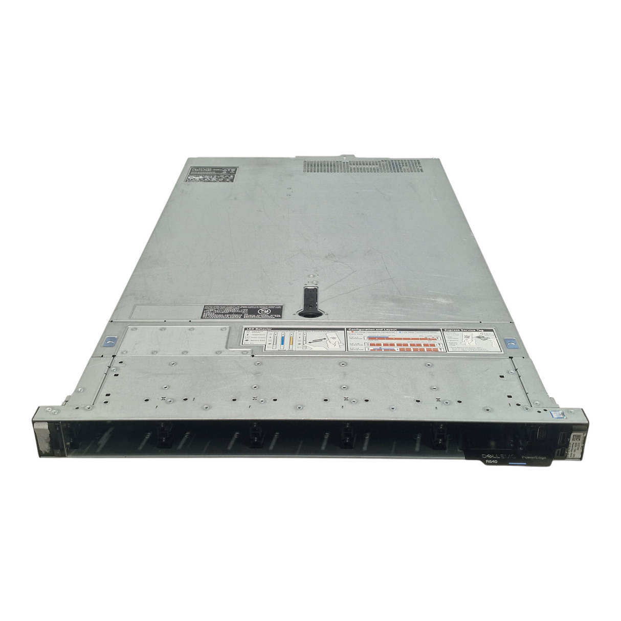Dell PowerEdge R640 Dual Scalable 2nd Gen CPU 24-DIMM 12-Bay 1U CTO Server