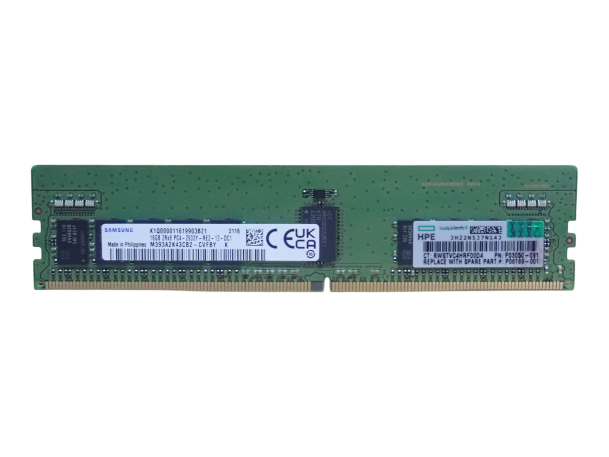 NEW HP 16Gb 2Rx8 PC4-2933Y RDIMM ECC REG RAM Server Memory P06188-001 P00922-B21