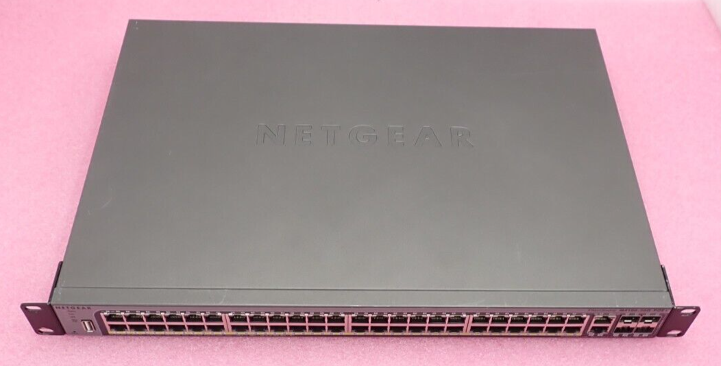 Netgear ProSafe M4100-50G-POE+ 48x 1GbE PoE+ +2x 1GbE +4x Shared SFP Port Switch