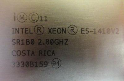New Intel Xeon E5-1410 V2 2.80GHZ Quad Core CPU Processor SR1B0