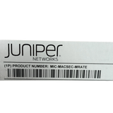 New Juniper MIC-MACSEC-MRATE 8x100G/12x40G QSFP+ MX Series Modular Line Card