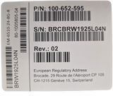 Brocade EMC 6510 48x 16Gb SFP+ 48-Active Switch B2F EM-6510-48-8G-R + 48 x SFP's