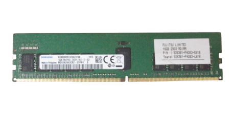 Fujitsu Original 16GB 2Rx8 DDR4-2933 REG ECC S26361-F4083-L616 for Primergy