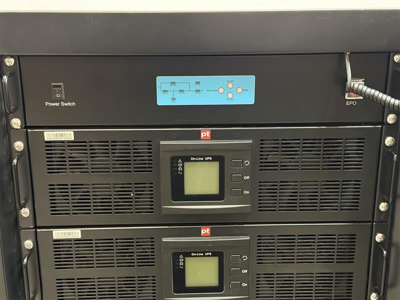 Power Tecnique MXR-100 100kVA 90Kw 3:3 Phase Hipower Modular Data Centre UPS