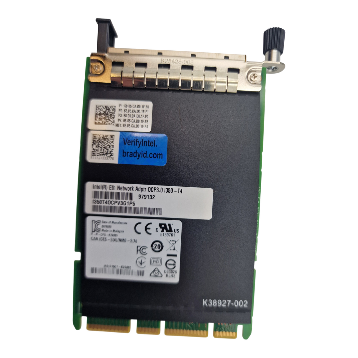 New Fujitsu I350-T4 0CP 3.0 Quad Port 1GbE RJ45 PCIe Adapter S26361-F4610-L304